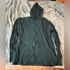 Aerie Forest Green Zip-Up Hoodie